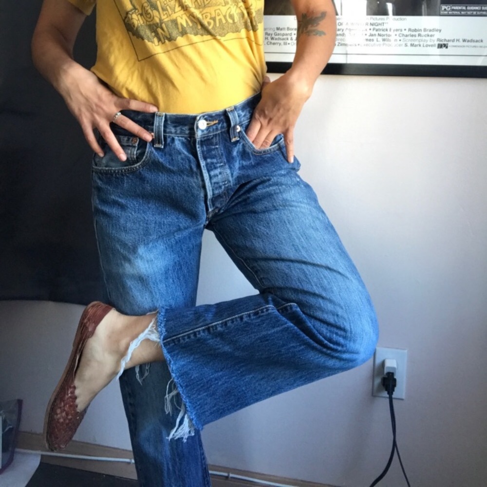 Boyfriend jeans- Vintage Levi’s 501